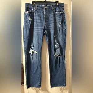 Old Navy High Rise Slouchy Straight Jeans